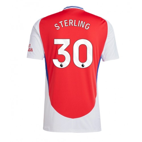 Fotballdrakt Herre Arsenal Raheem Sterling #30 Hjemmedrakt 2024-25 Kortermet